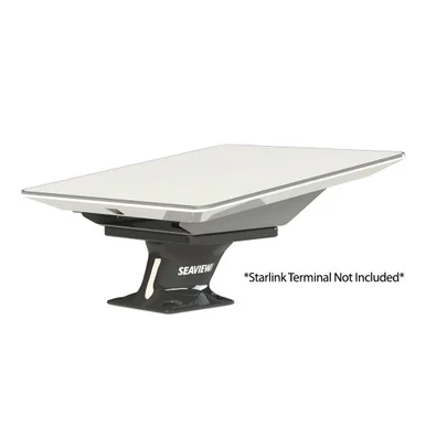 Seaview ADASTLKABLK+PMA57M1BLK Starlink High Performance 5" Pedestal Mount W/adastlka Starlink Top Plate - Black ADASTLKABLK+PMA57M1BLK
