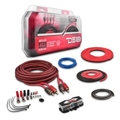 DS18 Audio AKIT4.RD Cca Installation Kit For 1 Amp1680w AKIT4.RD