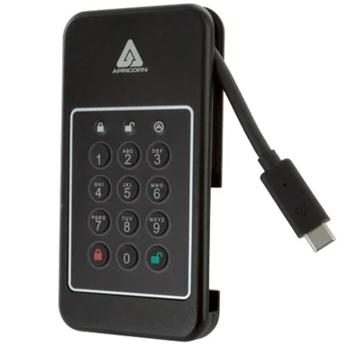 Apricorn ANVX500GB 500 GB Rugged Encrypted Portable SSD