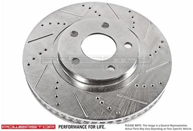 Power Stop AR8373XR Evolution Drilled and Slotted Front Right Brake Rotor - powerstop