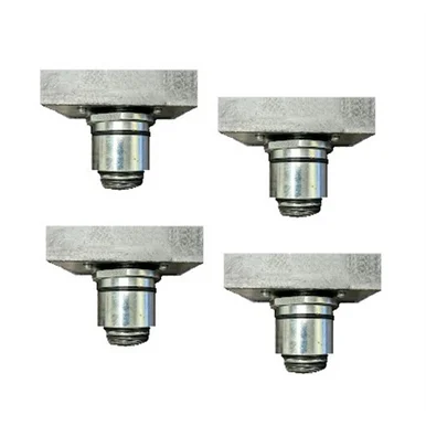 Atlas Automotive Equipment ATTD-ADPTKIT4 Atlas Equipment Set Of 4 Slotted Rubber Adjustable Adapters, 1.57" Peg Size