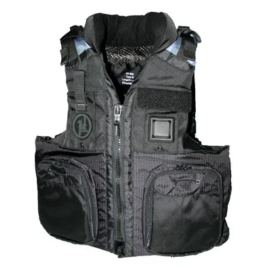First Watch AV-800-BK-L/XL Av-800 Four Pocket Flotation Vest - Black - Large To Xl AV800BKL/XL