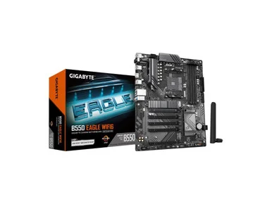 Gigabyte B550 EAGLE WIFI6 Gaming Desktop Motherboard - AMD B550 Chipset - Socket AM4 - ATX (b550eaglewifi6)