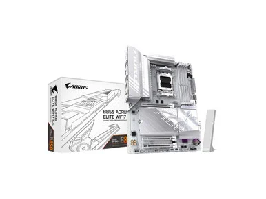 Aorus Ultra Durable B850 A ELITE WF7 ICE Gaming Desktop Motherboard - AMD B850 Chipset - Socket AM5 - ATX (b850aelitewf7ice)