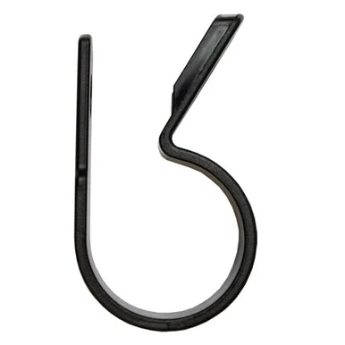 Pacer Group BCCH12-25BK Pacer Uv Resistant Nylon C-clamps - 3/4" - Black - 25 Pack