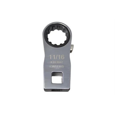 K Tool International BCWZ172 Ratcheting Crowfoot Wrench 11/16 Inch 3/8 Inch Drive