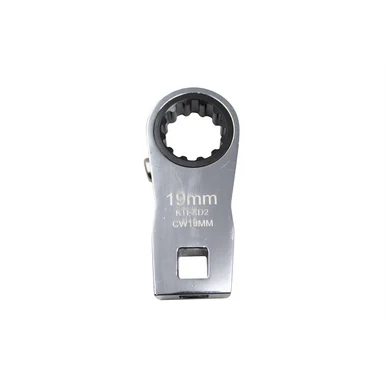 K Tool International BCWZ191 Ratcheting Crowfoot Wrench 19mm 3/8 Inch Drive