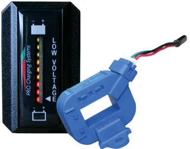 Dual Pro BFGVLITH Lithium Battery Gauge - Single - Rectangle Vertical Display