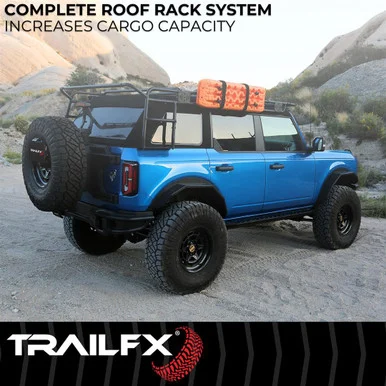 TrailFX BR015T Roof Rack System for Ford Bronco 4 Door