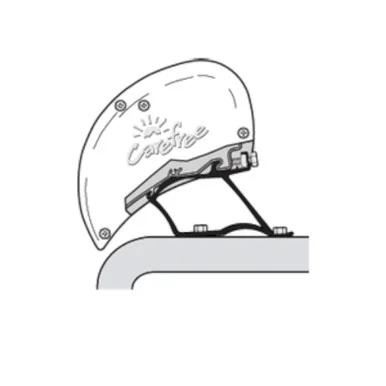 Carefree of Colorado BS0001 Freedom Flat Roof Mount Awning Bracket