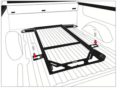 Bedslide BSAMAV2022 No Drill Bracket Kit