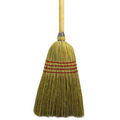 Boardwalk 920YEA Mixed Fiber Maid Broom, Mixed Fiber Bristles, 55" Overall Length, Natural BWK920YCT