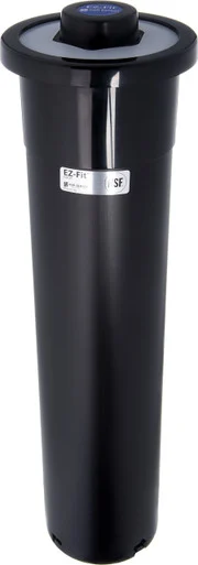 San Jamar C2410C Ez-fit One-size-fits-all Cup Dispenser, For 8 Oz To 46 Oz Cups, Black