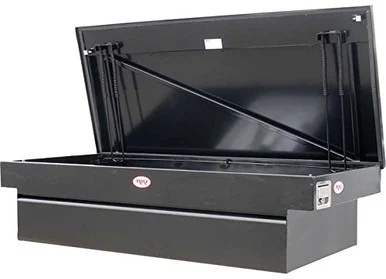 RKI C63WB 30" Wide Single Lid Steel Cross Box Black