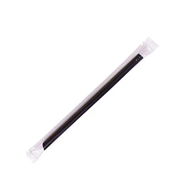 Karat C9060SBLACK Boba Straws, 9", Black, 1,600/carton