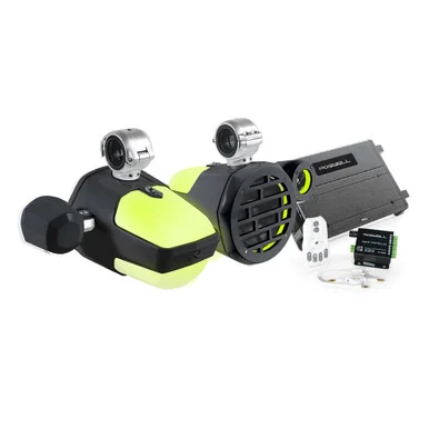Roswell Marine C920-23121 Roswell R1 Pro Marine Audio Package - Black