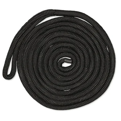 Panther Products CDL3440BK Double Braid Dock Line 3/4" x 40' Black