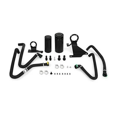 Mishimoto MMBCCF35T11SBE Baffled Oil Catch Can Kit