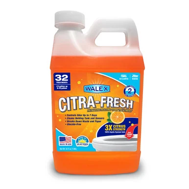 Walex CITRAFR64 Citra-Fresh Liquid Black Tank Treatment Citrus 64oz