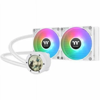 Thermaltake TH240 V2 Ultra ARGB Sync All-In-One Liquid Cooler - Snow Edition (cl-w404-pl12sw-a)
