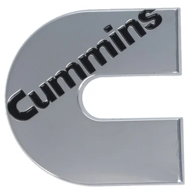 Cummins Logo Magnet 1.75-inch Cmn1151 Cummins Magnetic 3d Badge Indoor Use-silver