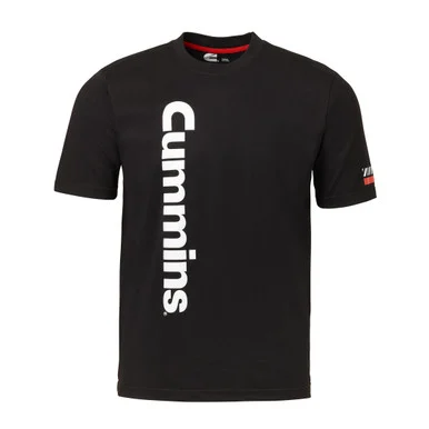 Cummins Cmn35222 Racing Stripes T Shirts For Men And Women Crew Neck Trucker Apparel Logo Black 3x