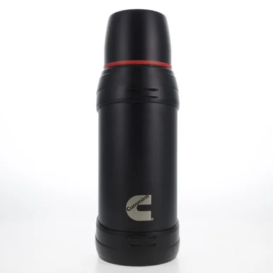 Cummins Cmnthermosbk Large 2-liter Stainless Steel Insulated Water Bottle 67-ounce Vacuum-insulated Thermal-black And Red