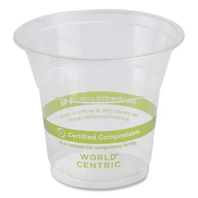 World Centric CPCS5 Pla Clear Cold Cups, 5 Oz, Clear, 2,000/carton