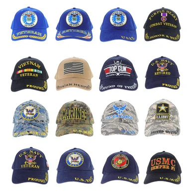 Eagle Emblems CPK0115 Assorted Patriotic Caps