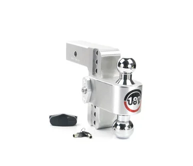 Weigh Safe CTB62.5KA Aluminum Adjustable Drop Hitch 6" for 2.5" Receiver CTB62.5KA