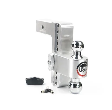 Weigh Safe CTB82.5 Aluminum Adjustable Drop Hitch 6" for 3" Receiver CTB82.5