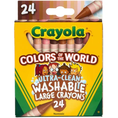 Crayola Ultra-Clean Washabe Large Crayons (cyo-520134)