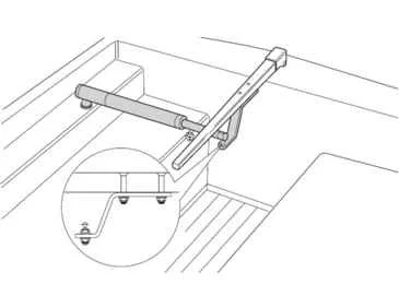 Raymarine D009 Tiller Stand Bracket