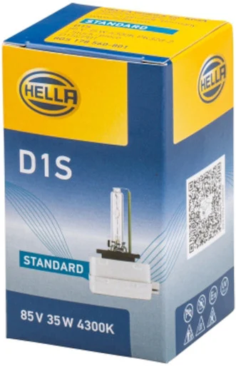 Hella HELLA D1S 4300 K Standard Series Xenon Light Bulb D1S 4300 K D1S 4300 K