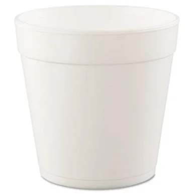 Dart DCC32MJ48 Foam Containers, 32oz, White, 25/bag, 20 Bags/carton