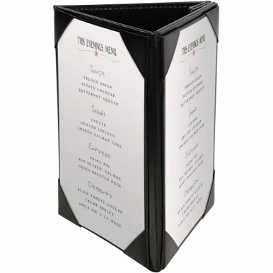 Deflecto Three-Panel Table Tent (def-4442)