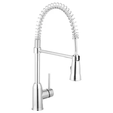 Dura Faucet DFMK504SLKMBMG Coil Pull-Down RV Kitchen Faucet Matte Black Gold