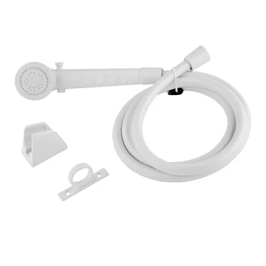 Dura Faucet DFSA130WT RV Handheld Shower Head And Hose White DFSA130WT_100