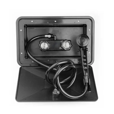 Dura Faucet DFSA170BK Exterior Shw Box Kitblack