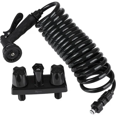 Dura Faucet DFSA186BK Ext Spray Faucet Blk/gry