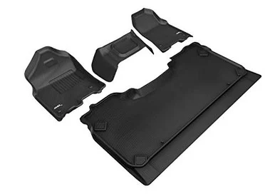 3D Mats L1DG02701509 Kagu Floor Mat - Black
