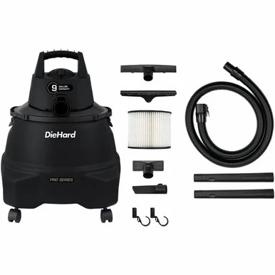 DieHard 9-Gallon 5.5 HP Pro Wet/Dry Vacuum (dh7000501)