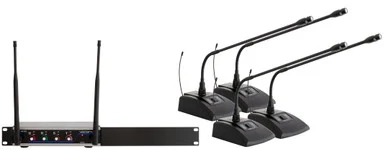 Vocopro DIGITALQUADC500 4 Wireless Conference Mic System