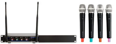 Tripplite DIGITALQUADH500 Four Channel Uhf Wireless Microphone System - Vocopro