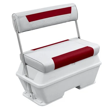 Wise Seats DLX1561906 70-Qt Swingback Cooler Seat for Pontoon Boat