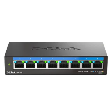 D-Link 8-Port Multi-Gigabit Unmanaged Switch (dms-108)
