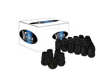 West Coast Wheel Accessories DPC55012HB 1/2 Bulge Acorn Closed 5 Lug Kit Bl