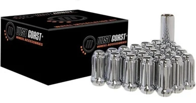 West Coast Wheel Accessories DPC55014L Install Kit 5 Lug Long 14mmx1.5 Xl