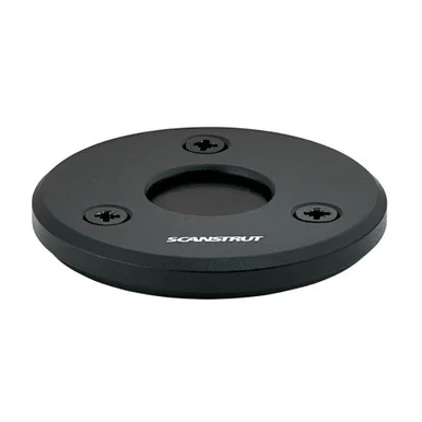 Scanstrut DS-LP-21B-BLK Black Anodized Aluminum Low-profile Cable Seal F/cables 9-14mm & Connectors Up To ø21mm
