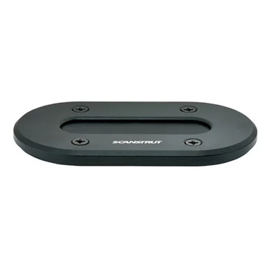 Scanstrut DS-LP-MULTI-BLK Black Anodized Aluminum Low-profile Multi Cable Seal F/cables Up To 15mm